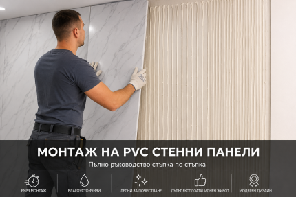 Монтаж на PVC стенни панели – Пълно ръководство стъпка по стъпка | Interext