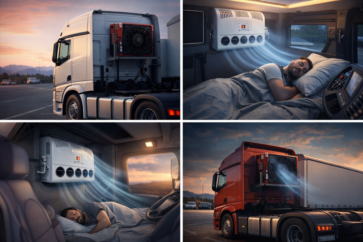 Паркинг климатик 12V/24V за камион, кемпер и бус