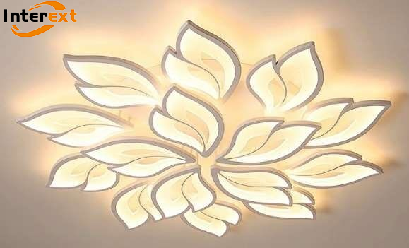 LED Димируем Плафон + дистанционно управление 2х165W