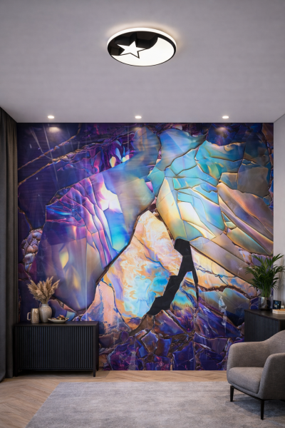 Луксозен комплект PVC панели – Кристален ефект, 3 броя (1200×2800×3 мм) INTER 38