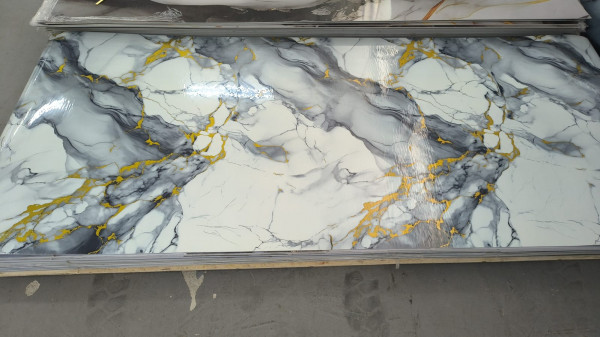 Самозалепващ мраморен панел Calacatta Luxury – INTER 04