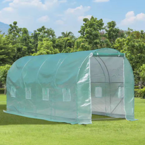 Оранжерия тунелна 6х3х2м с UV защита 18кв.м