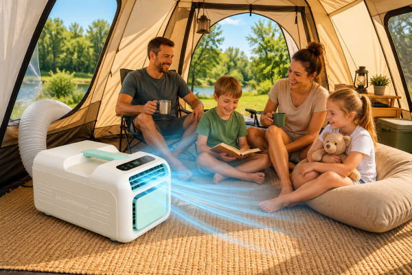 Преносим компресорен климатик M01 220V – 1400W охлаждане
