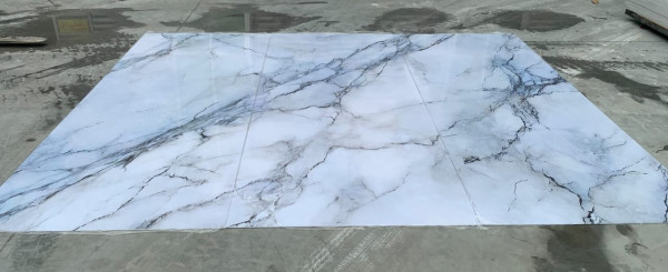 Матов мрамор за стилен интериор – PVC панели INTER 45, комплект 3×