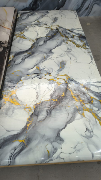 Самозалепващ мраморен панел Calacatta Luxury – INTER 04