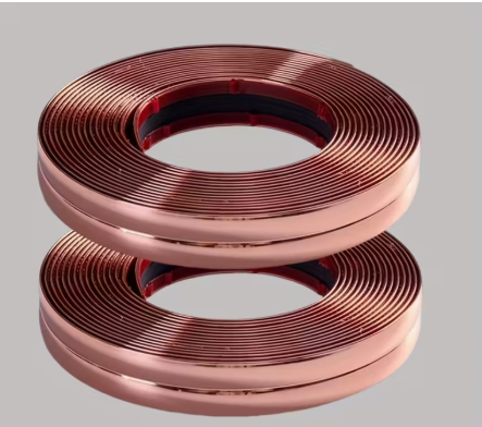 Самозалепваща декоративна лайсна за панели и стени-шампанско