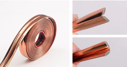 Самозалепваща декоративна лайсна за панели и стени-шампанско