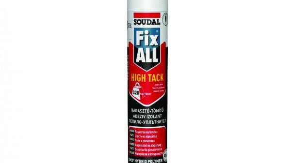 Монтажно лепило SOUDAL FIX ALL ХАЙ ТАК 290мл бяло