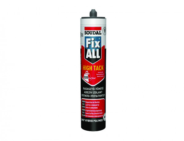 Монтажно лепило SOUDAL FIX ALL ХАЙ ТАК 290мл бяло