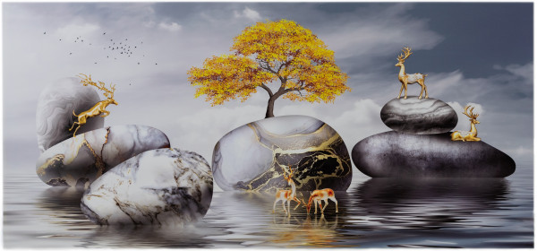 Пвц панел КАРТИНА модел INTER 04/ 1200*2600*3мм